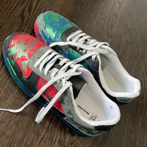 Crazy CUSTOM ONE OF A KIND professionally made painted sneakers